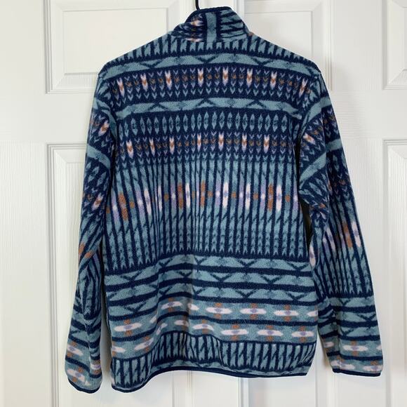 Patagonia Lightweight Synchilla Snap-T Pullover Fleece Jacket Kuta Klash Large - Picture 8 of 8